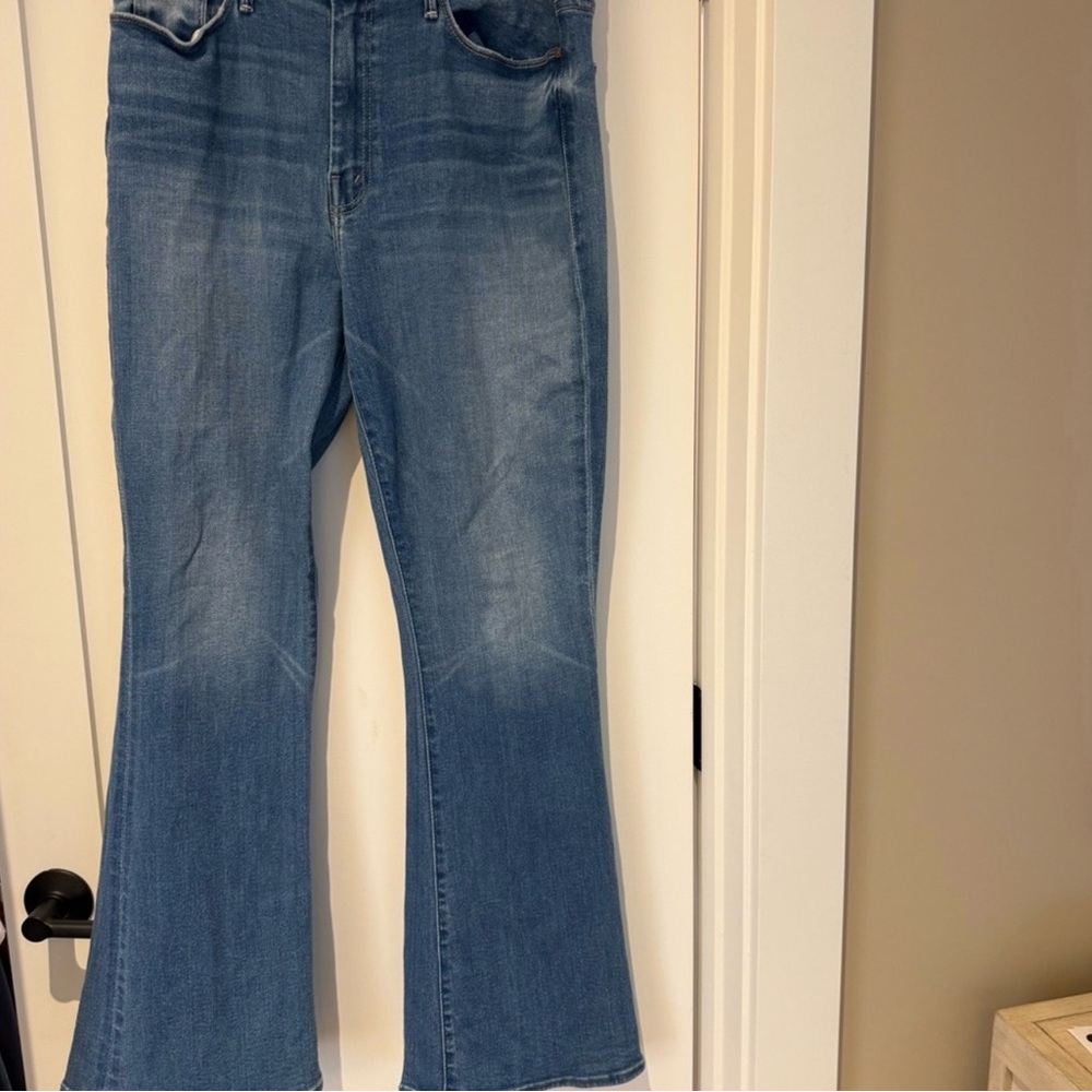MOTHER Light Blue Flare Jeans